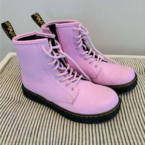 Dr. Martens Light Pink Combat Boots